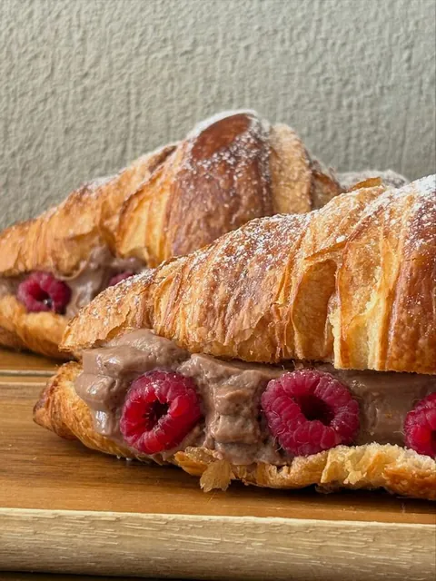 JUMBO CROISSANTS out now now THAT is a big croissant